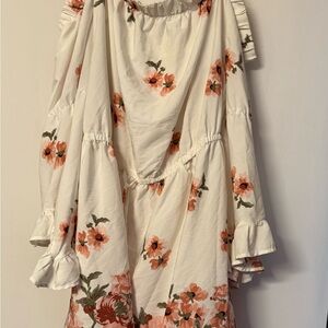 Floral Off-Shoulder Dress